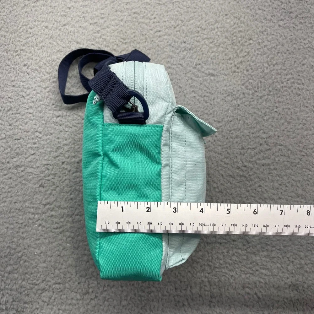 NWT Columbia UU0151-329 Zigzag Side Bag Icy Morn /‎ Electric Turquoise Crossbody